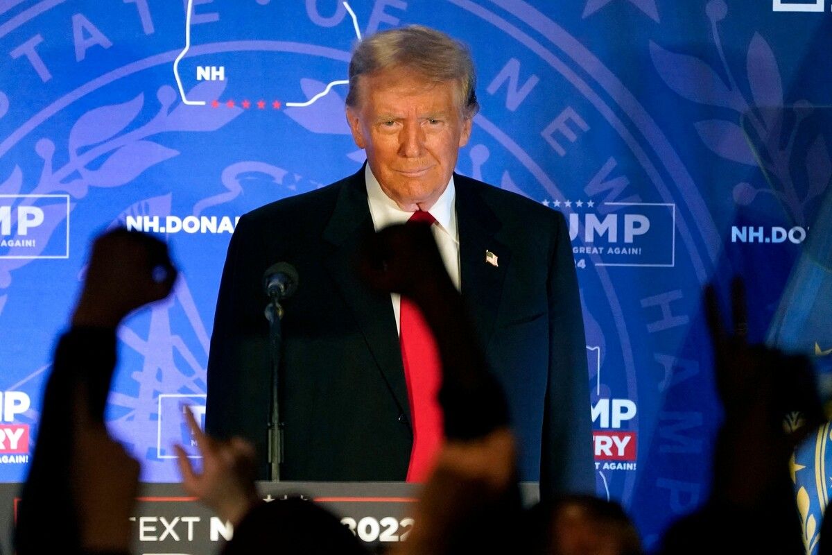 Jubelnder Empfang für Donald Trump bei einer Wahlkampfveranstaltung in Portsmouth, New Hampshire. AFP