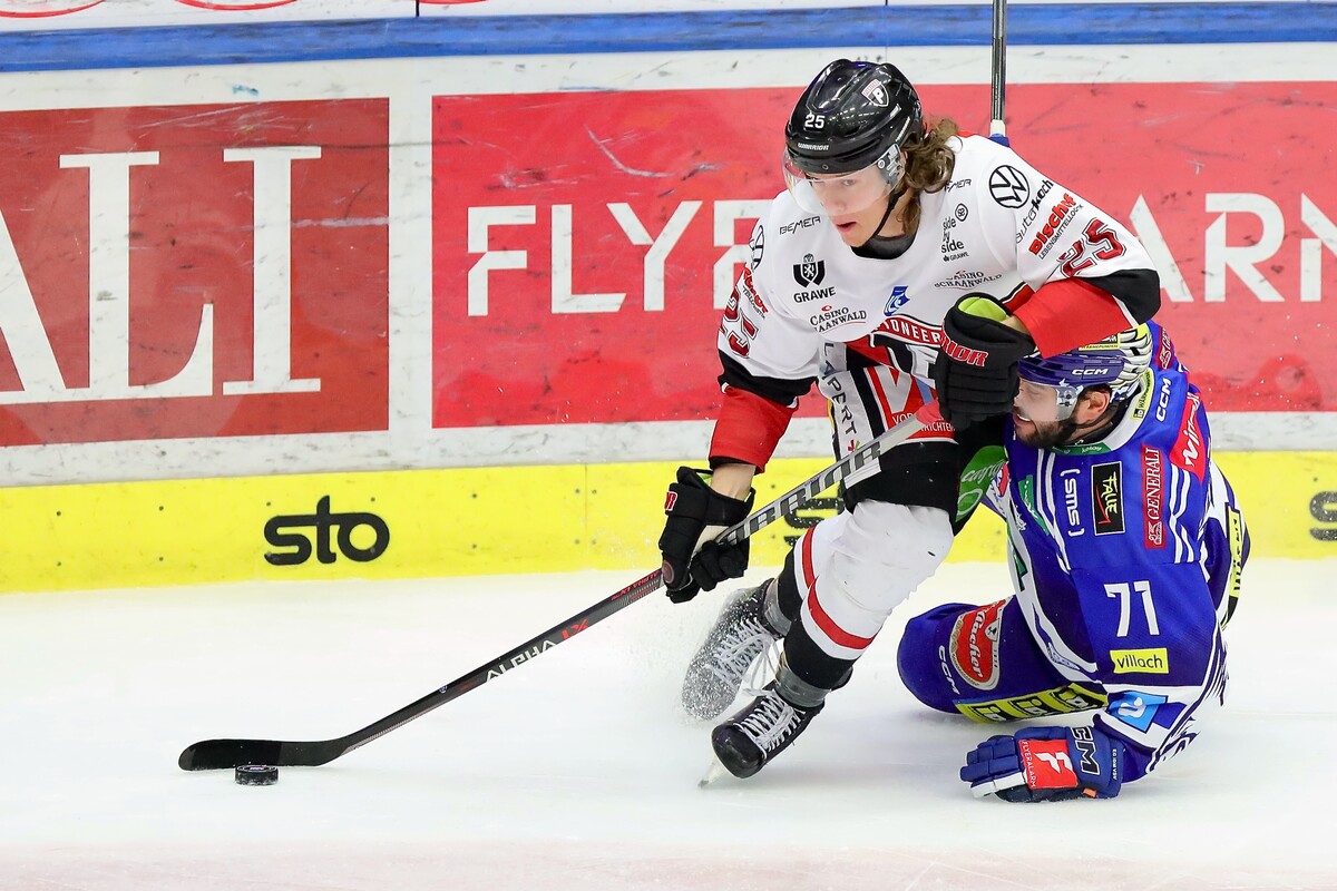 Julian Metzler und die Pioneers Vorarlberg stemmten sich in Villach lange gegen eine Niederlage.VSV/Krammer