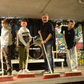 Den Rhythmus im Besen