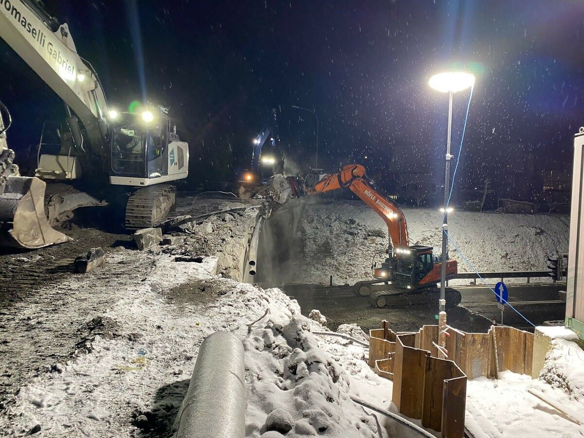 Kraftvoll zubeißen: Mit Betonschere ist das möglich.