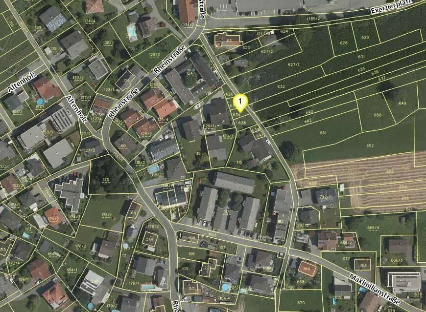 © Land Vorarlberg: data.vorarlberg.gv.at, BEv (DKM); maps4news