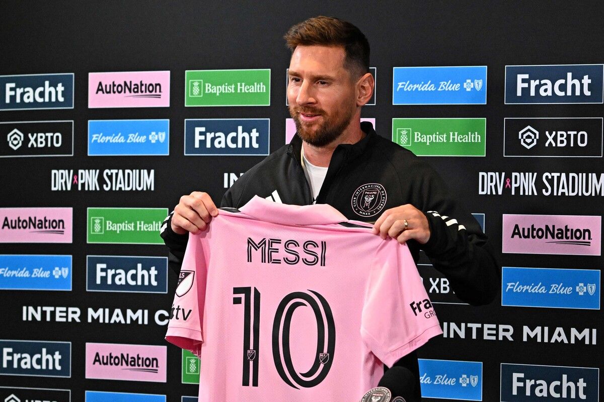 Lionel Messi gewann einmal mehr die Wahl zum FIFA-Weltfußballer 2023.afp