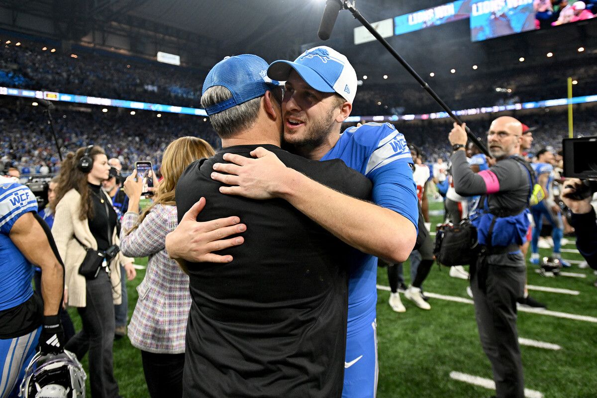 Lions-Quaterback Jared Goff freute sich über den Halbfinal-Einzug.USA Today