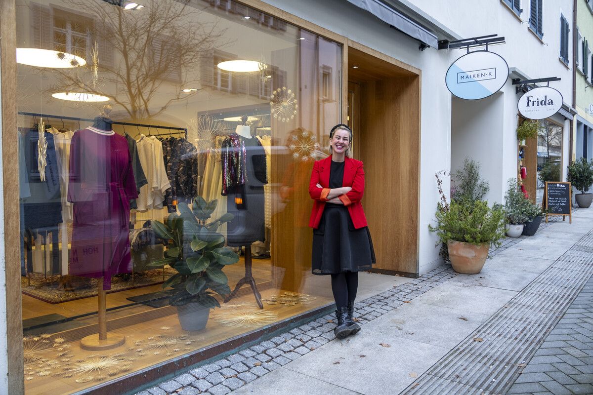 Maiken Kloser hat sich den Traum vom eigenen Atelier in Hohenems erfüllt.