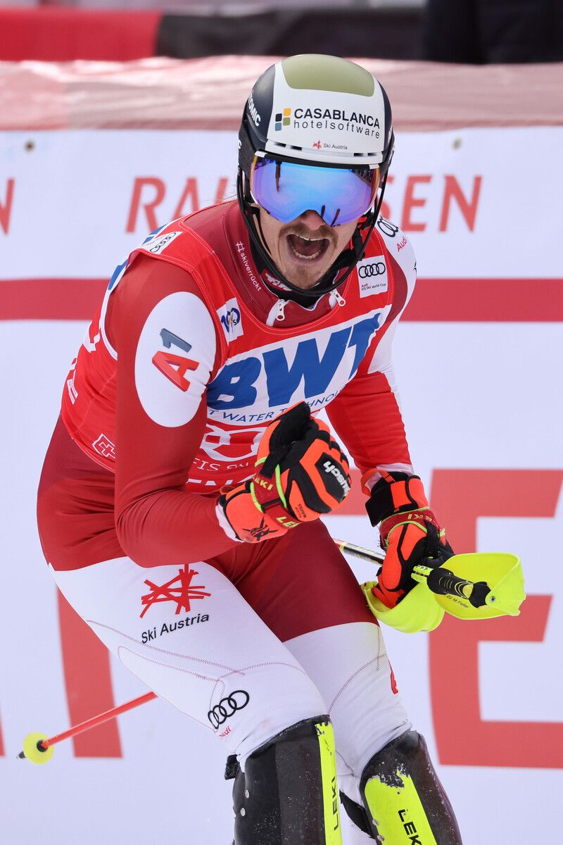 Manuel Feller geht am Sonntag als Favorit im Slalom an den Start.???