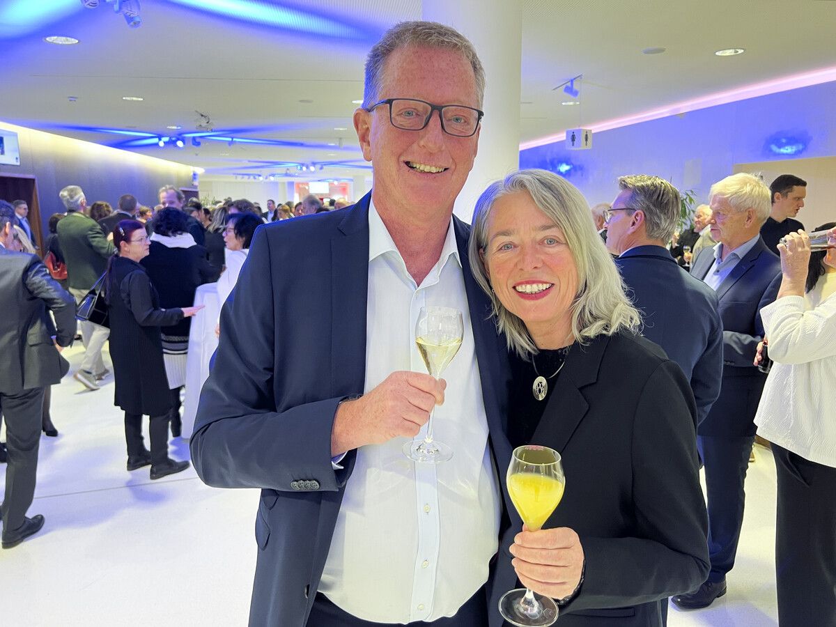Martin Giesinger und Monika Maria Bilgeri genossen den Abend.