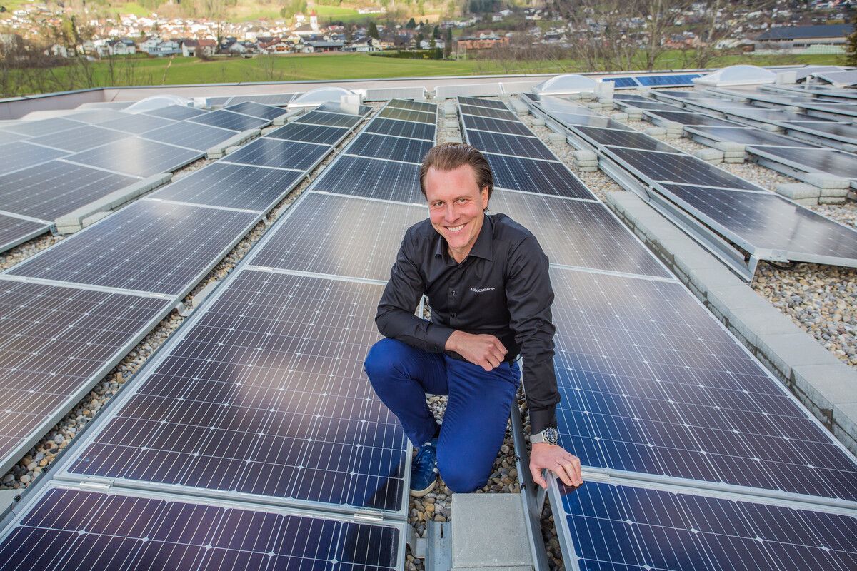 Mathias Muther, Gründer und Geschäftsführer von Aerocompact, will mit dem neuen starken Hauptgesellschafter internationaler Marktführer werden. VN/Steurer