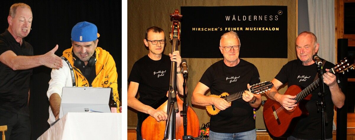Mit dem Auftritt im Rahmen der Kultserie Wälderness starten Hanskaspas Enkel mit Lins & Kräutler heute ihre 2024er-Tour. STP