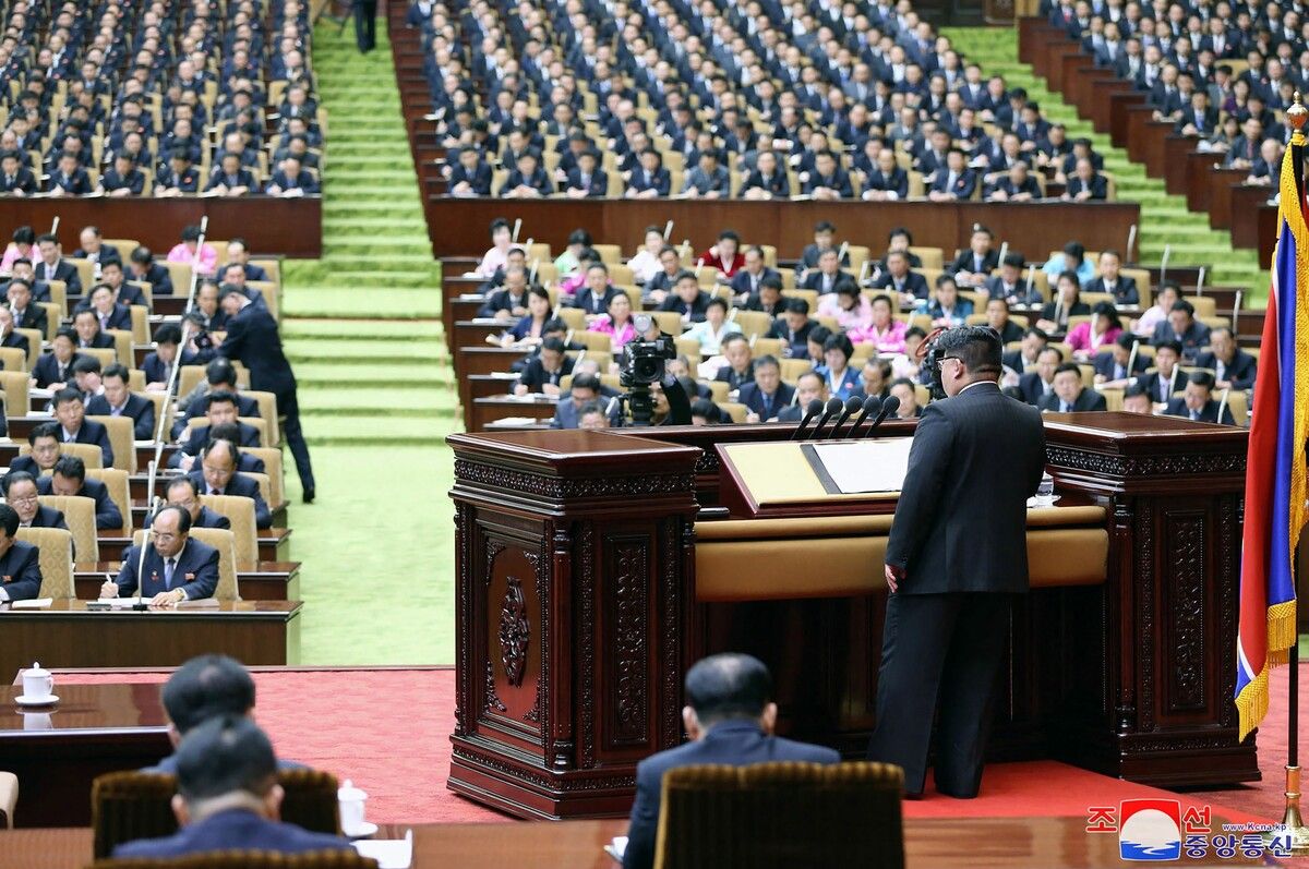 Nordkoreas Diktator Kim Jong-un wolle Südkorea als „Hauptfeind“ in der Verfassung verankern, wie staatliche Medien berichteten. AFp