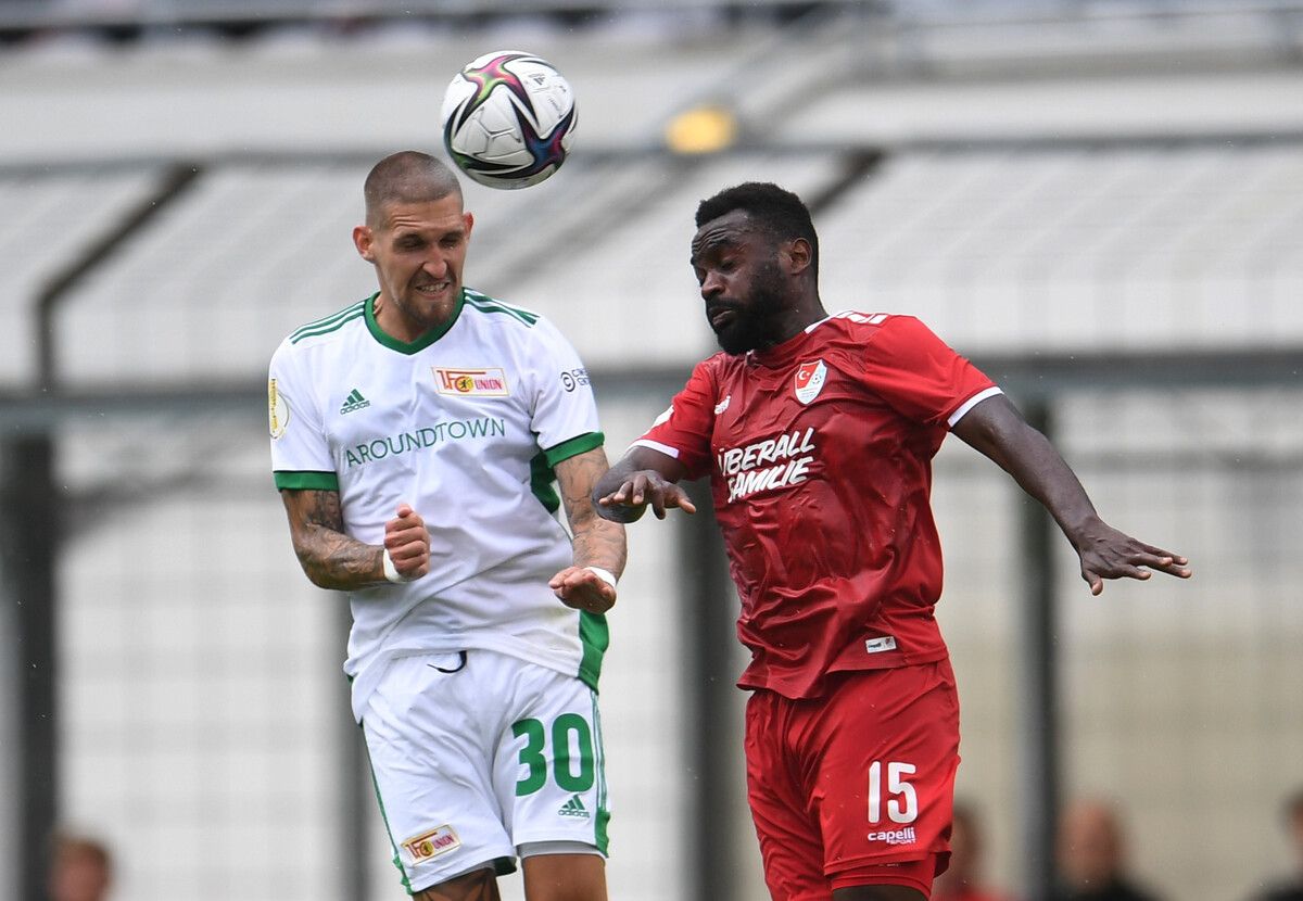 Paterson Chato im DFB-Pokal für Türkgücü München vs. Union Berlin.reuters