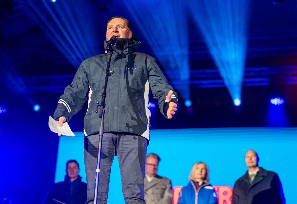 Patrick Ortlieb eröffnete als FIS-Council-Mitglied die Skiflug-WM. Apa
