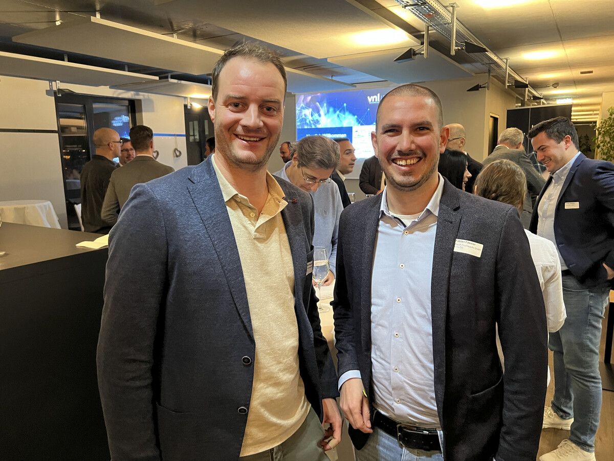 Paul Rachelsperger und Fabian Fässler (Rauch Fruchtsäfte).
