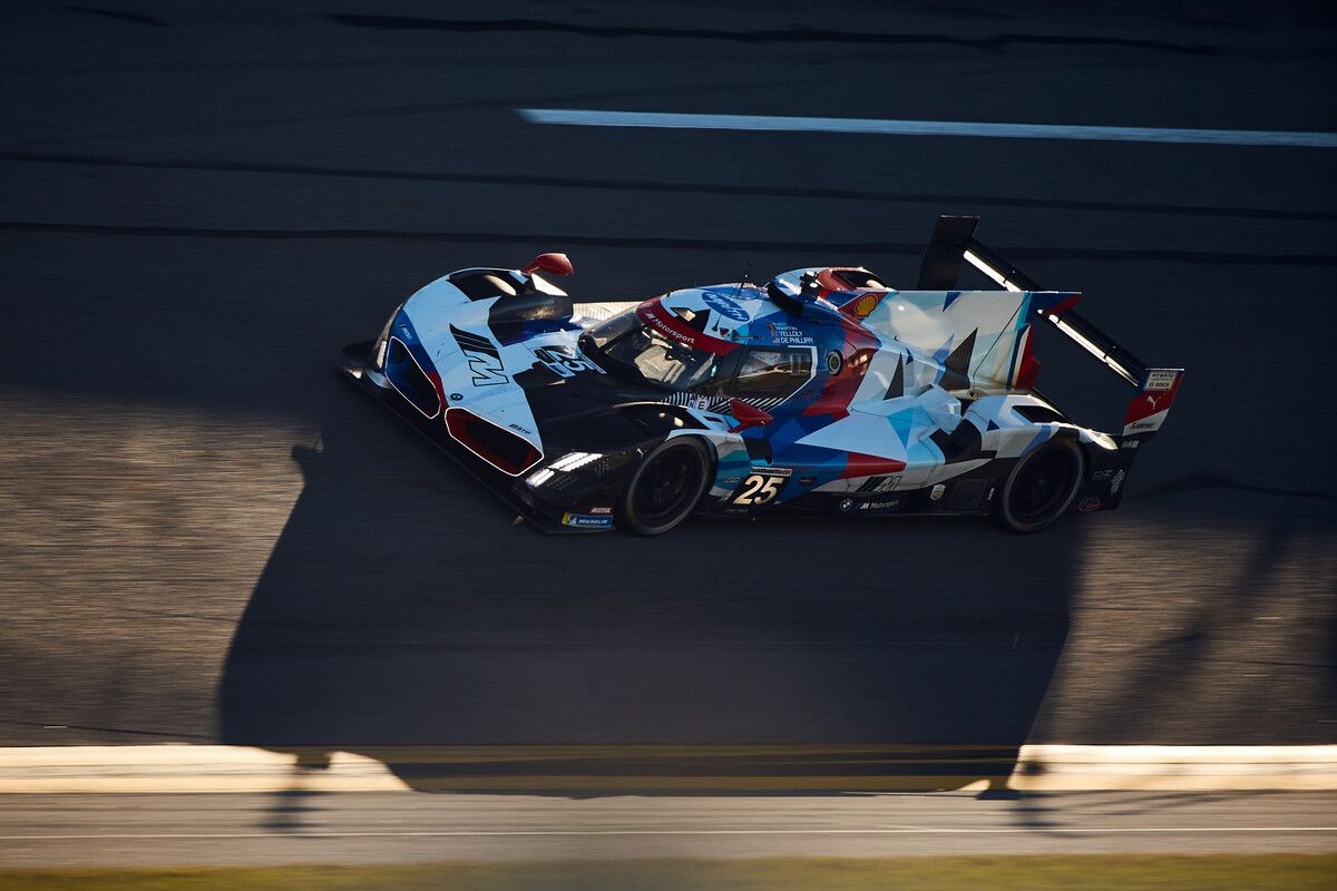 Rene Rast im BMW. BMW