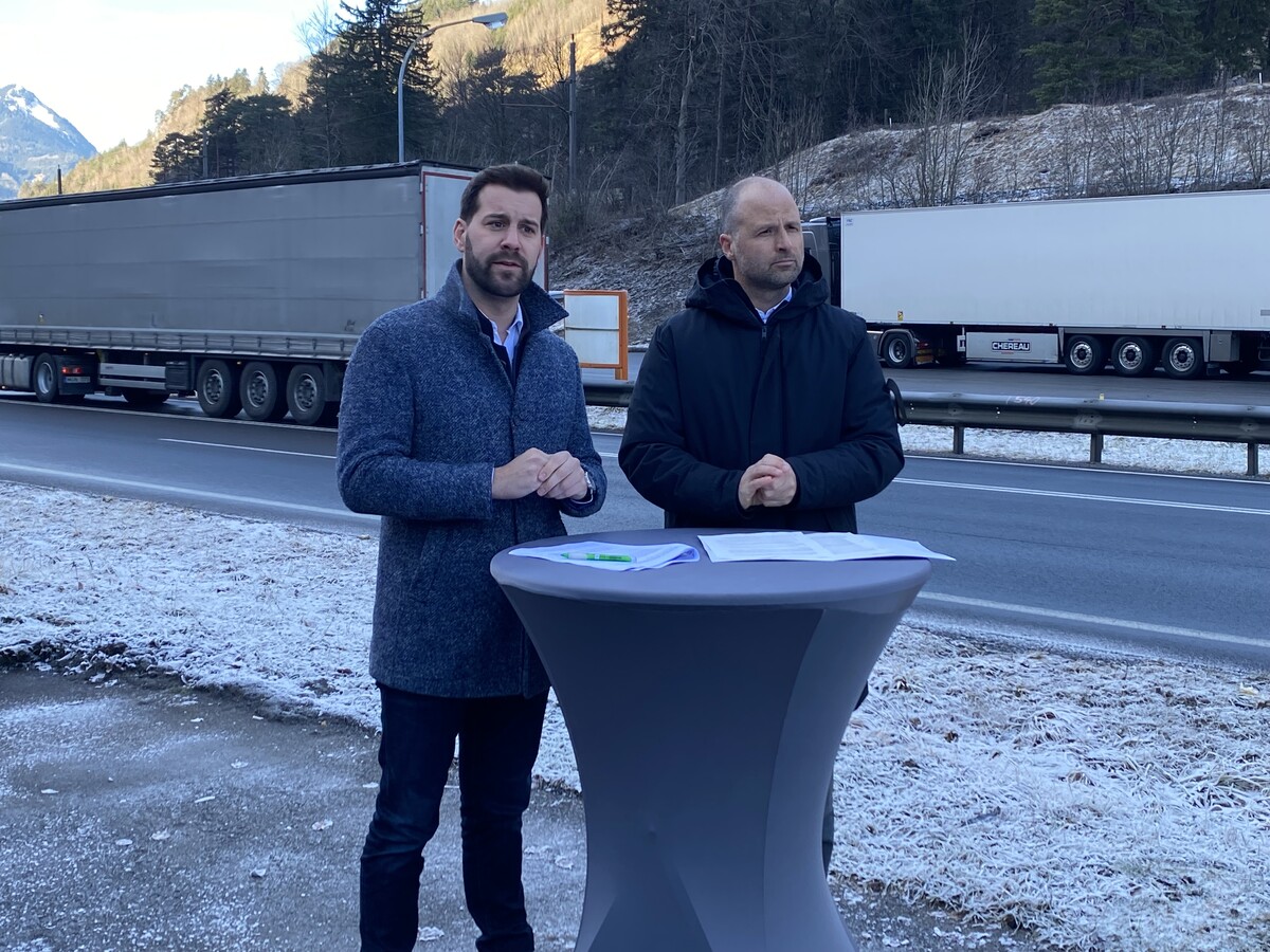 Simon Tschann und Marco Tittler wollen die Anrainer entlasten. VN