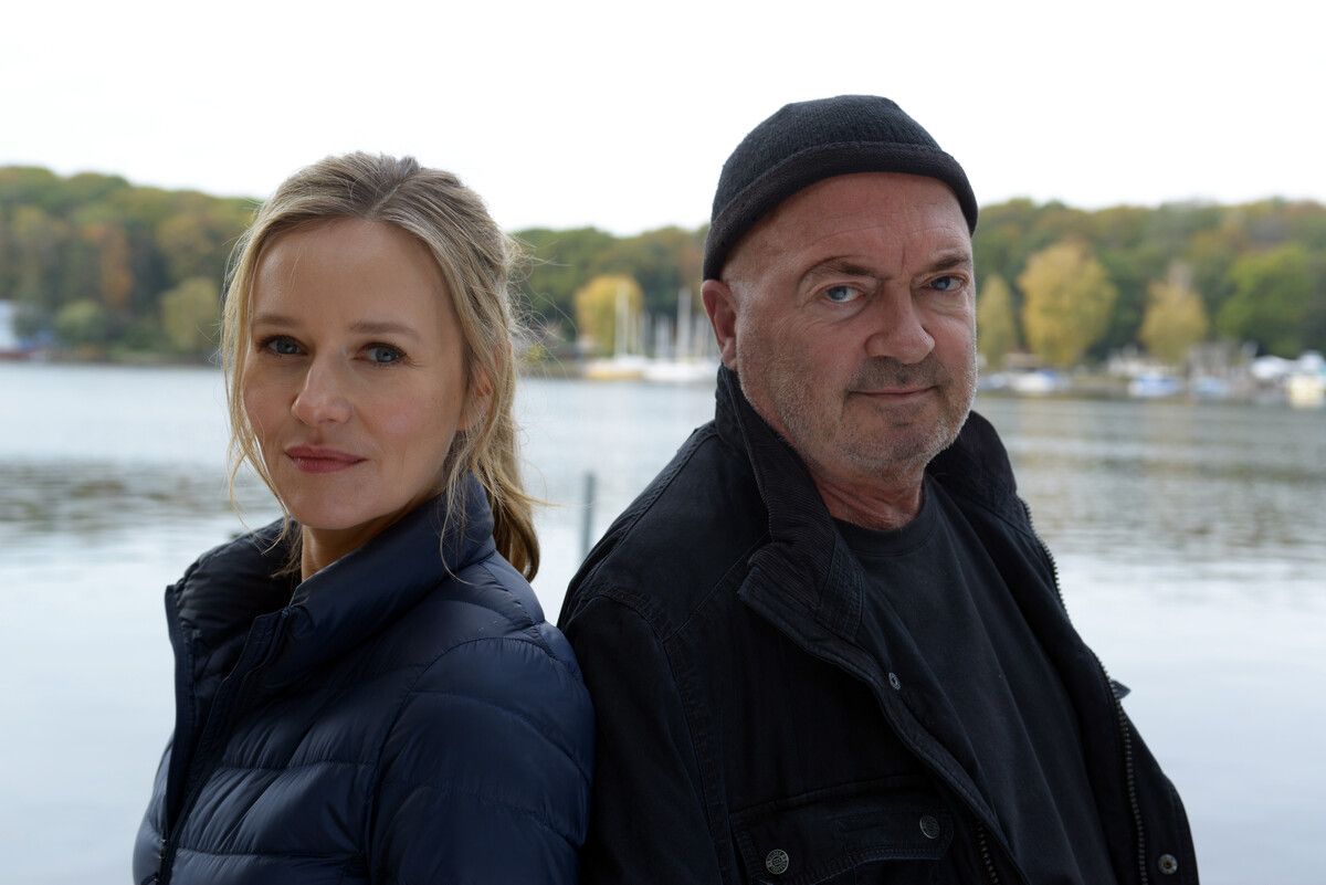 Stefanie Stappenbeck und Florian Martens sind als Berliner Kommissare „ein starkes Team“. zdf/knoke