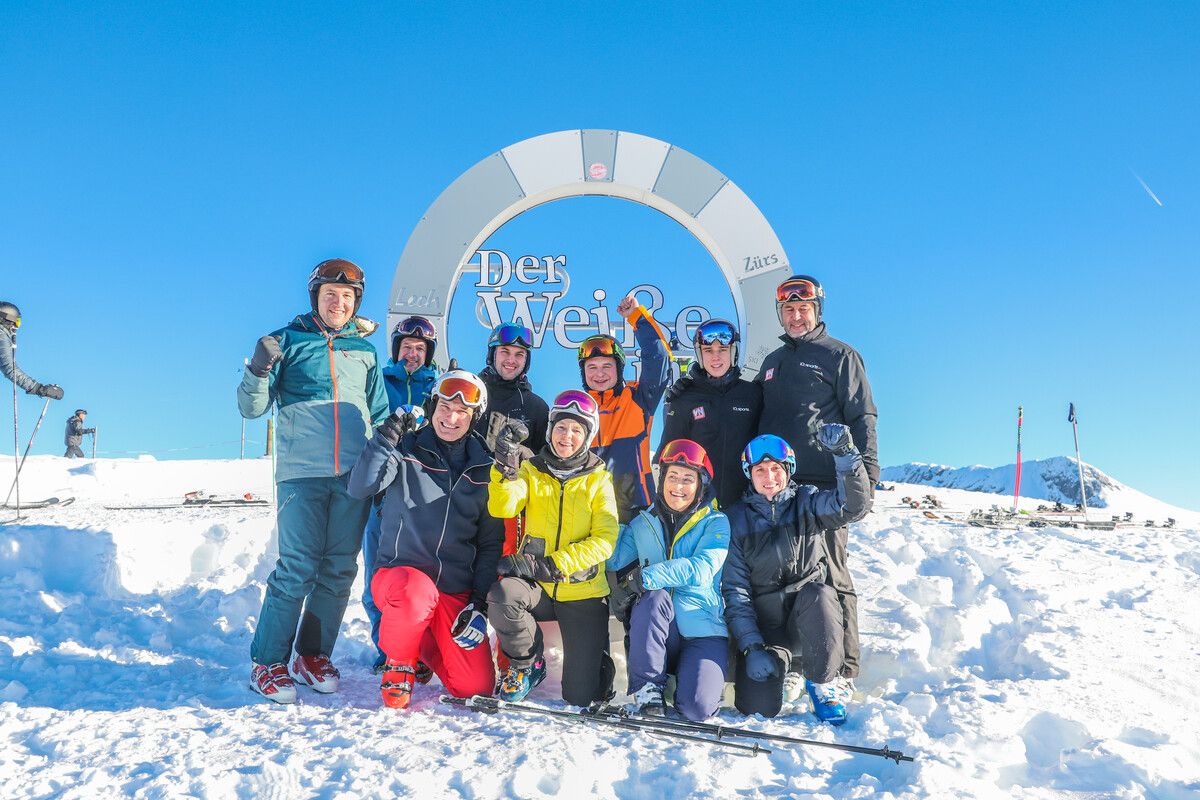 Traumhafte Bedingungen erwarteten das VN/Raiffeisenteam beim Abschlusstraining auf der Piste des Weißen Rings. Steurer (3)