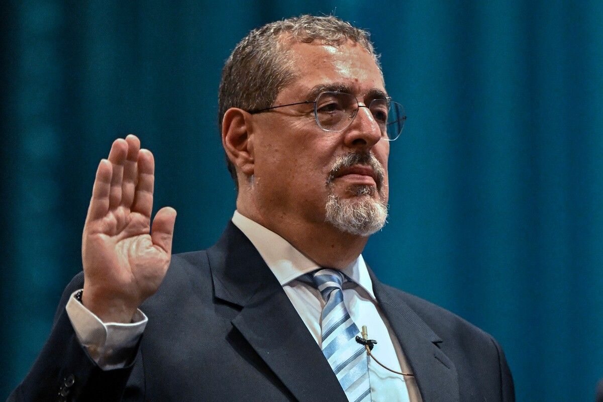 Trotz Widerstand der Justiz hat der Sozialdemokrat Bernardo Arévalo sein Amt als neuer Präsident von Guatemala angetreten. AFP