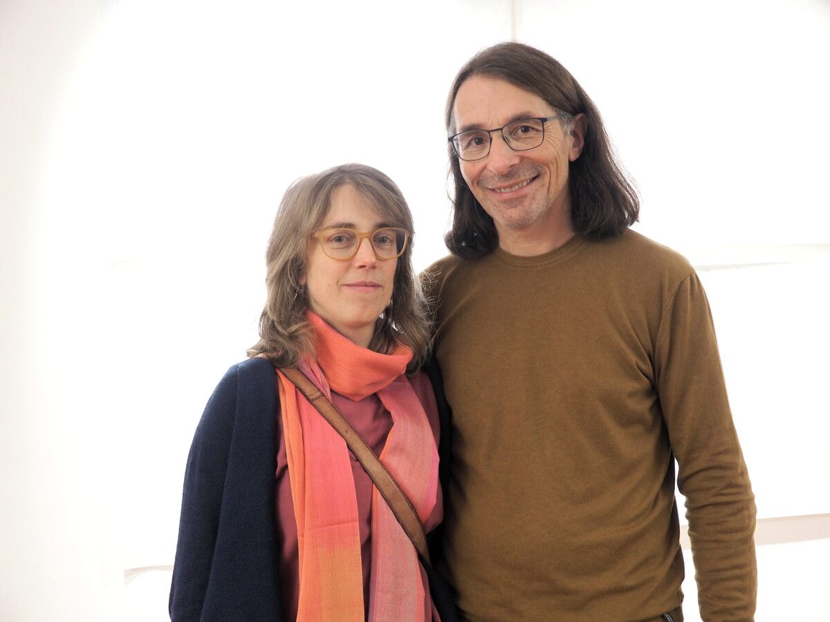 Unter den Besuchern: Künstlerin Dorothea Rosenstock und Jörg Mussger. sie (2)