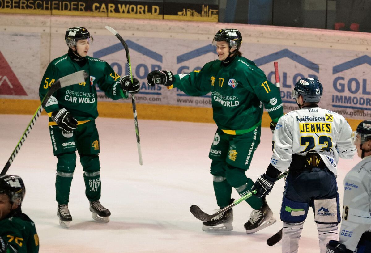 Ville-Pekka Pietilä und Max Wennlund freuten sich im Hinspiel über ein Tor.hartinger