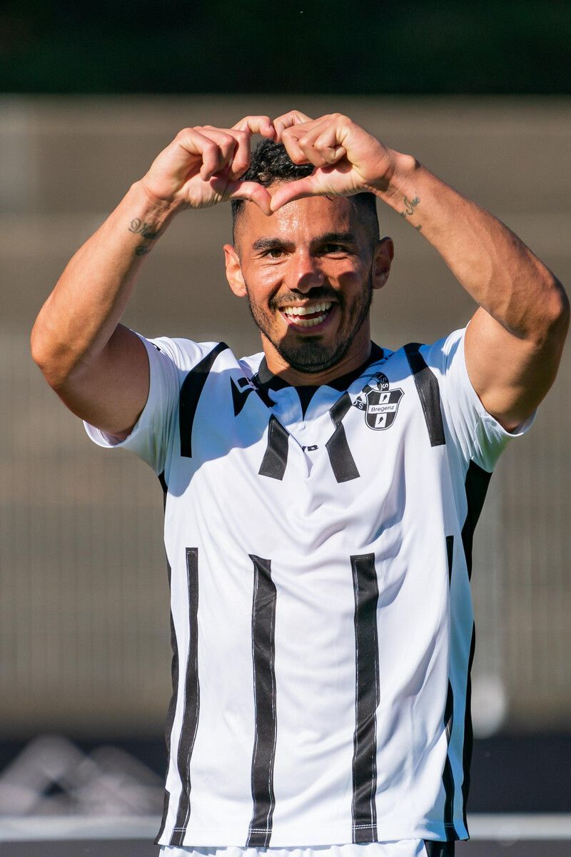 Vinicius Maciel Gomes geht im Frühjahr für den FC Hard auf Torejagd.VN-Stiplovsek