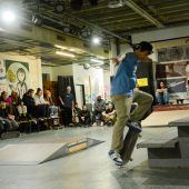 Skaterszene bei Wettbewerb vereint