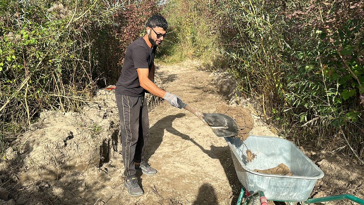 Zaher hatte den beliebten Achweg in Bregenz eigenhändig umgestaltet. Vol.at/MAYER