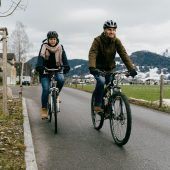 Spitzenleistung beim Winterradeln