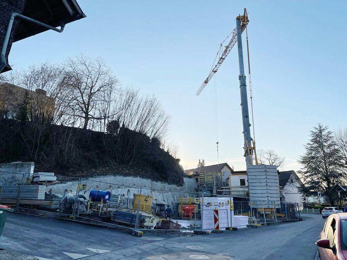 Als Teil des neuen Dorfzentrums wird auch in den Neubau an der Kirchstraße investiert. HAPF (3)
