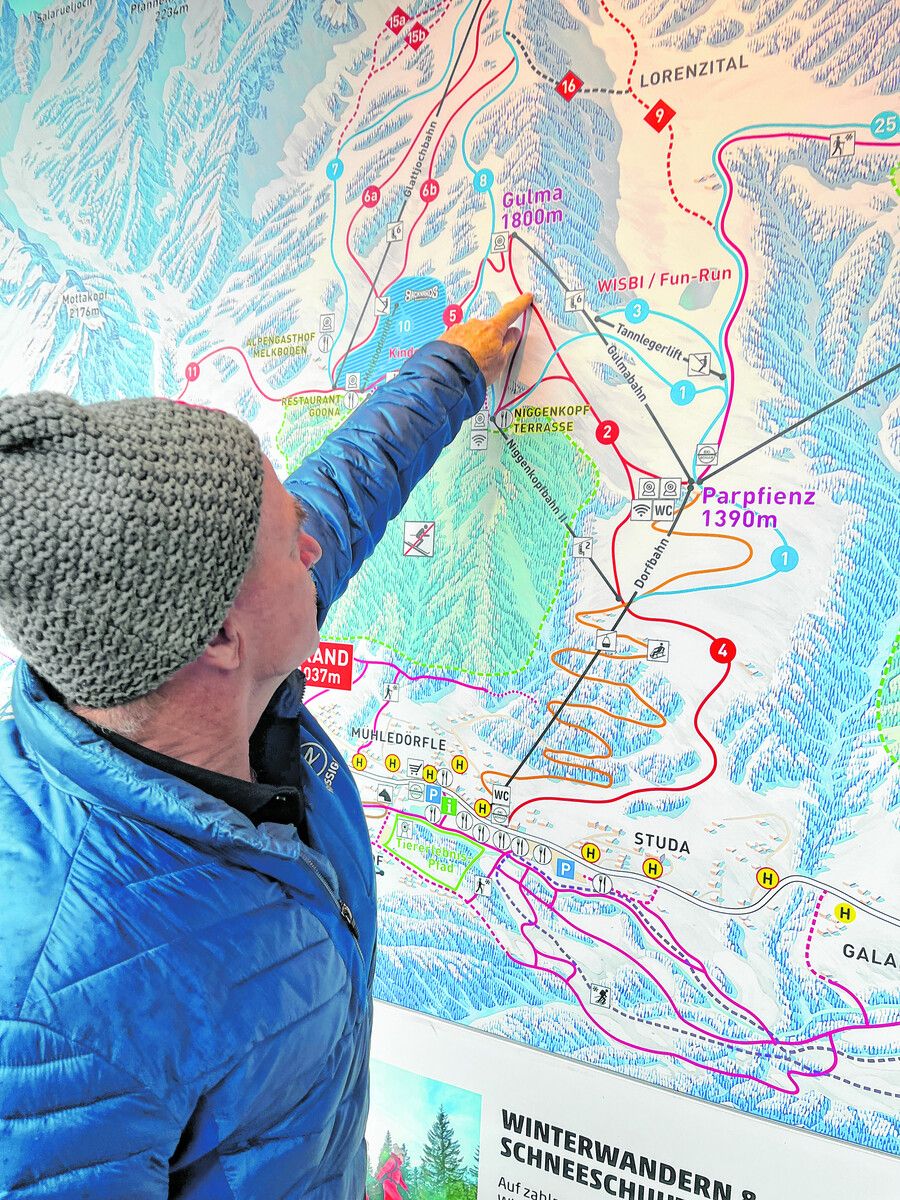 Auf der roten Piste mit der Nummer 2 fanden die Rennen statt.