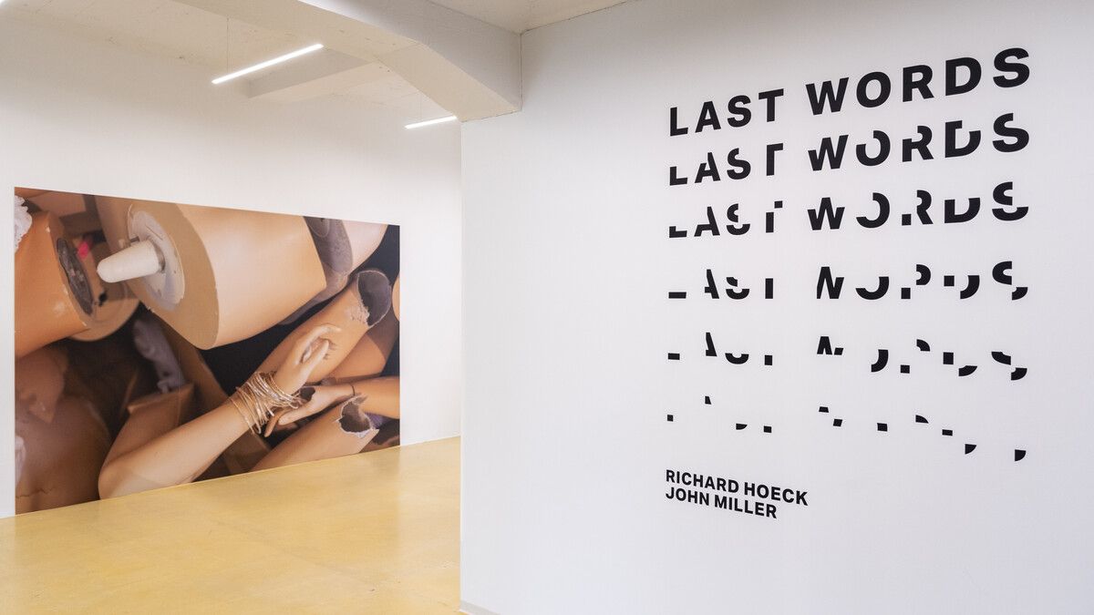 Ausstellung „Last Words“ im Magazin 4 in Bregenz.LAndeshauptstadt bregenz
