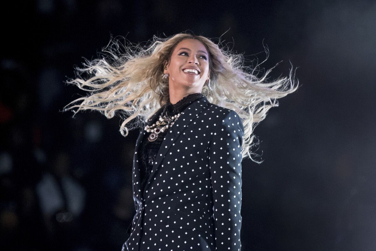 Beyoncé nützte die Gelegenheit und kündigte ihr neues Album an. ap