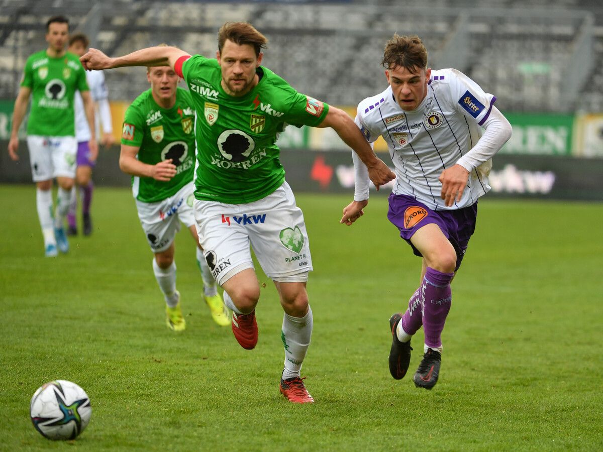 Christoph Freitag führte Austria Lustenau als Kapitän bis ins Cupfinale 2020. gepa