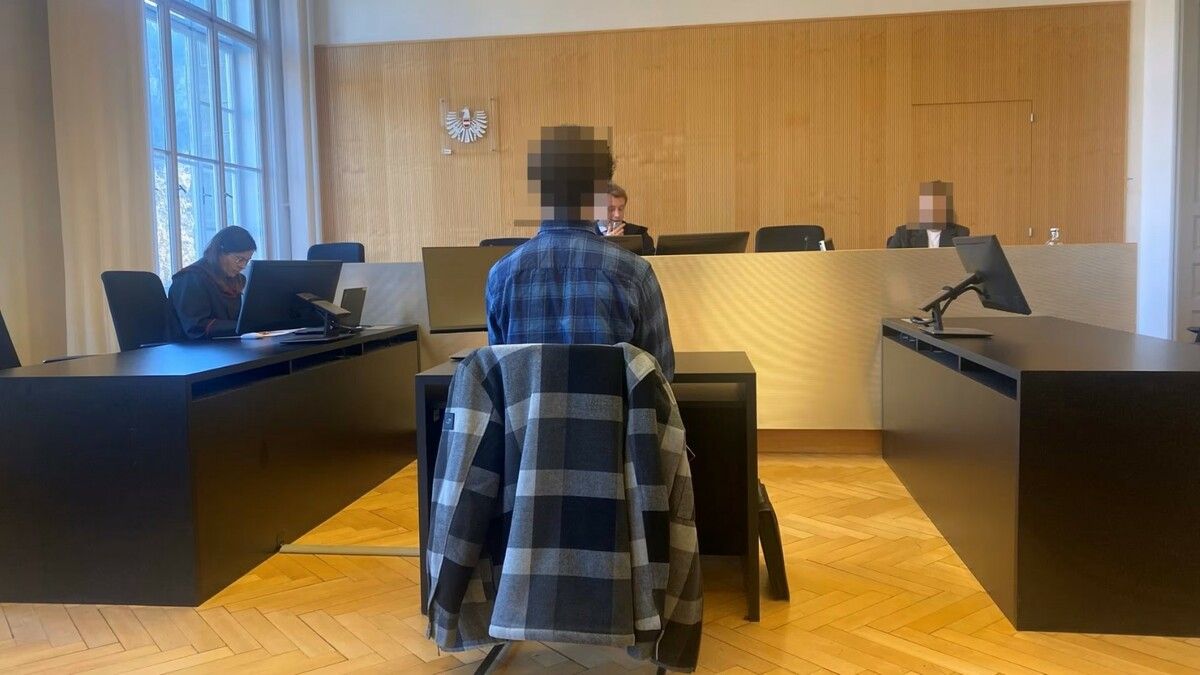 Der Angeklagte bekannte sich vor Gericht nur teilweise schuldig. VN/MMH