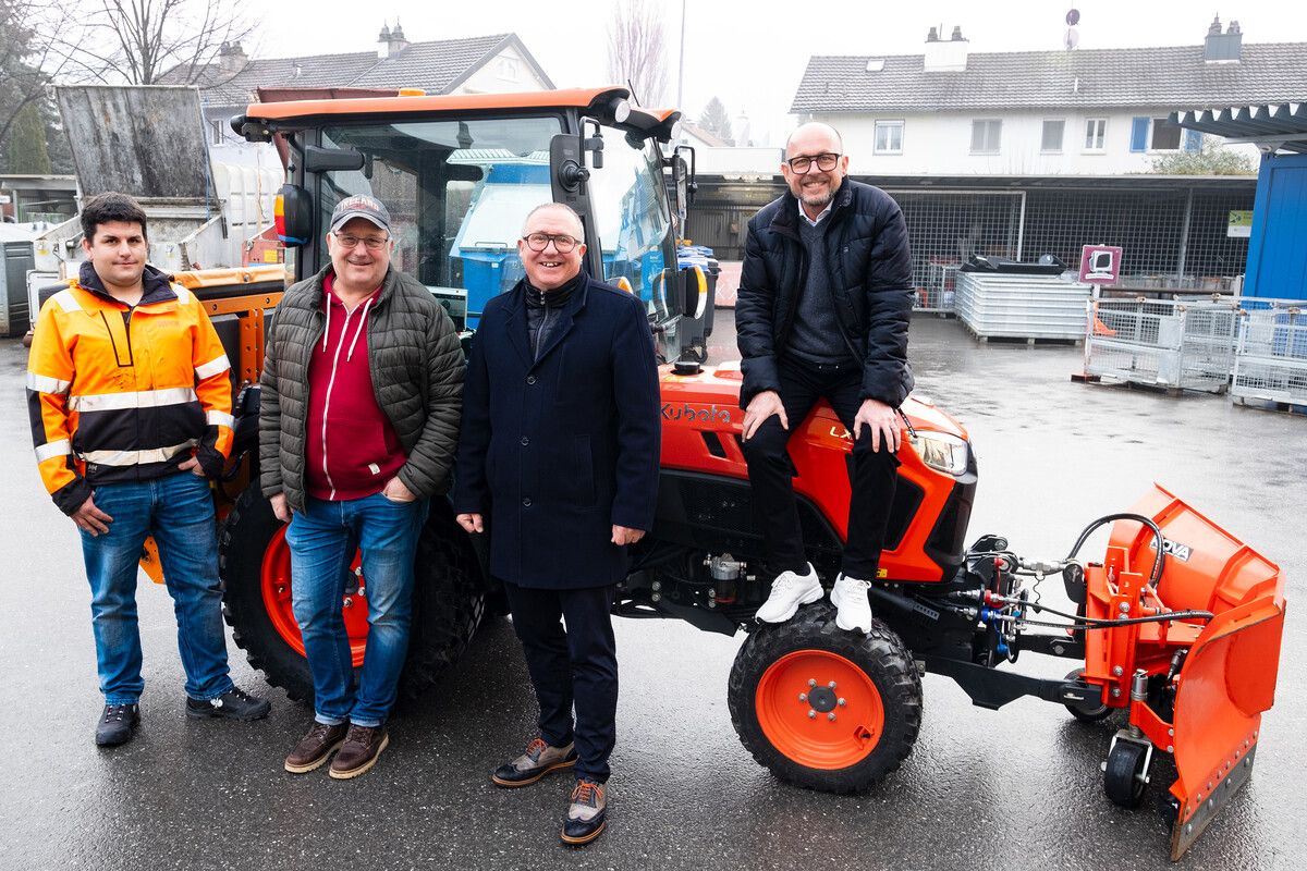 Der Bregenzer Bauhof wurde mit einem neuen Schmalspurtraktor ausgestattet. Stadt Bregenz