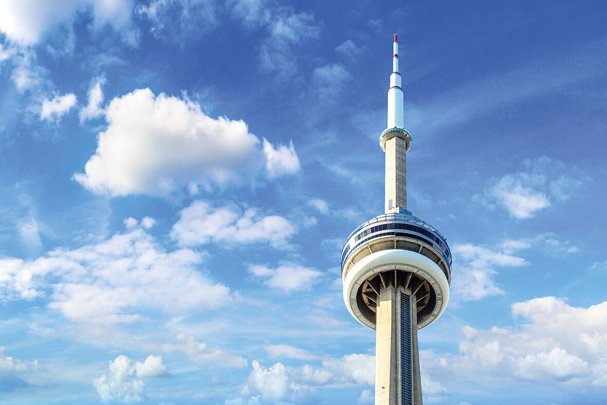 Der CN Tower war einst das höchste freistehende Bauwerk der Welt.Shutterstock