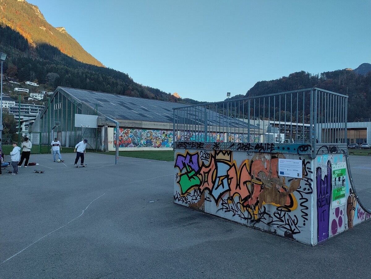 Der spark7-Park im Bludenzer Bildungsviertel soll zu einem großzügigen Jugend- und Freizeitplatz umgestaltet werden. Stadt Bludenz