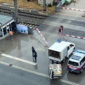 Bahnschranke in Bregenz fiel Lkw zum Opfer
