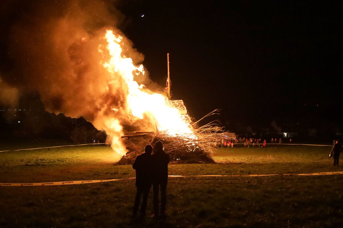 Die Leiblachtalgemeinde lädt am Samstag, 17. Februar, und Sonntag, 18. Februar, zum traditionellen Funken an drei Standorten.CHF