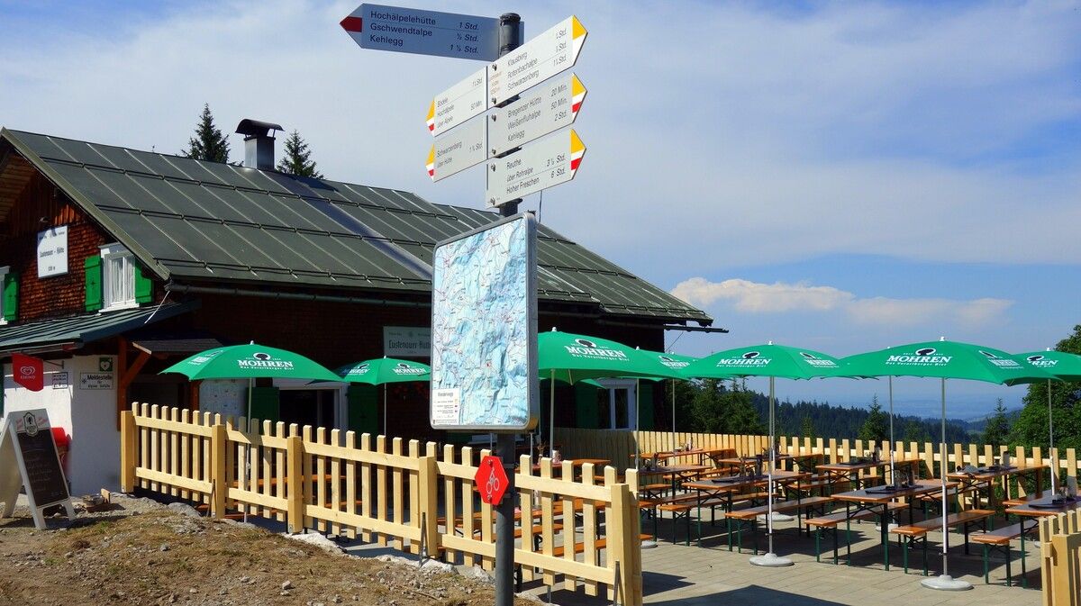 Die Lustenauer Hütte ist ein beliebtes Ausflugsziel. Alpenverein