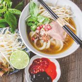 Streetfood: Suppe und Sandwich
