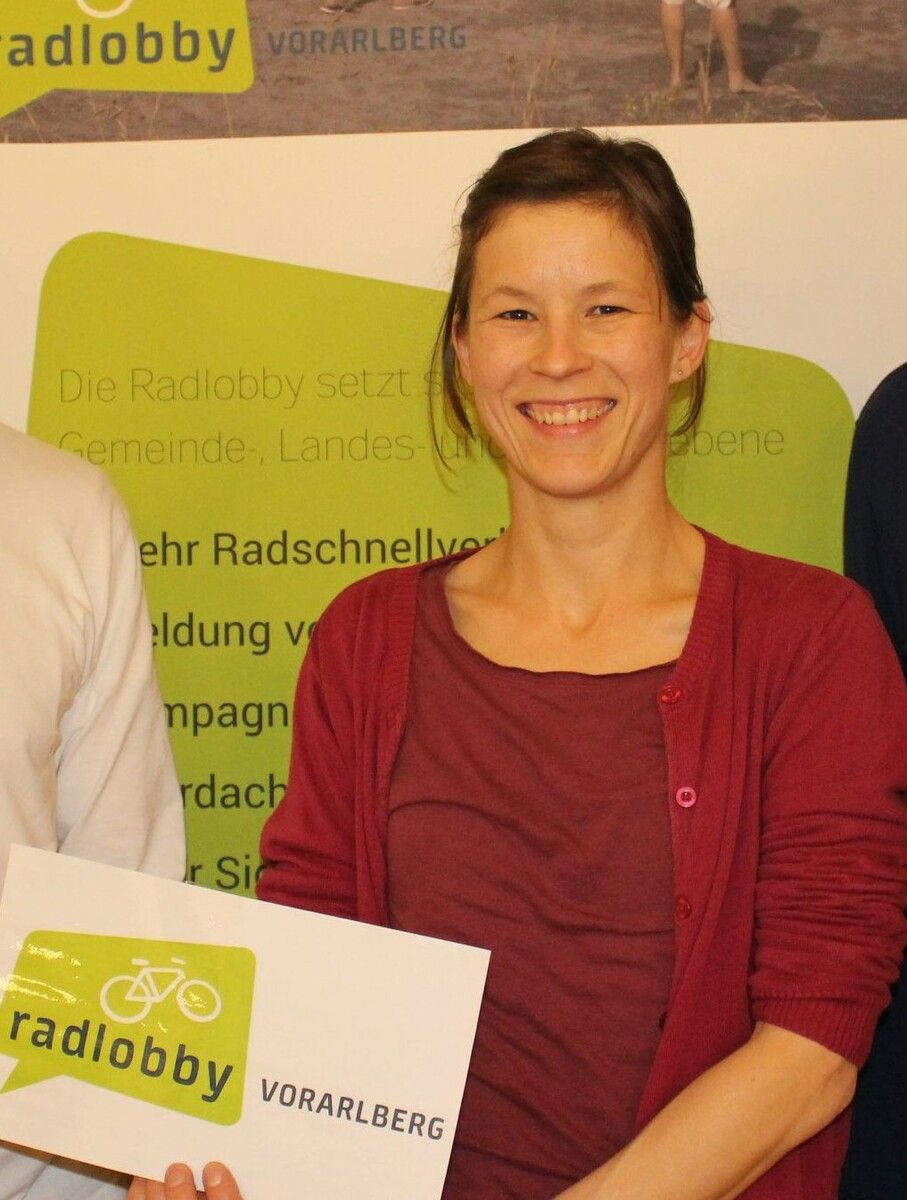 Die Radlobby (im Bild Veronika Rüdisser) ist die Interessenvertretung des Alltagsradverkehrs. vRadlobby