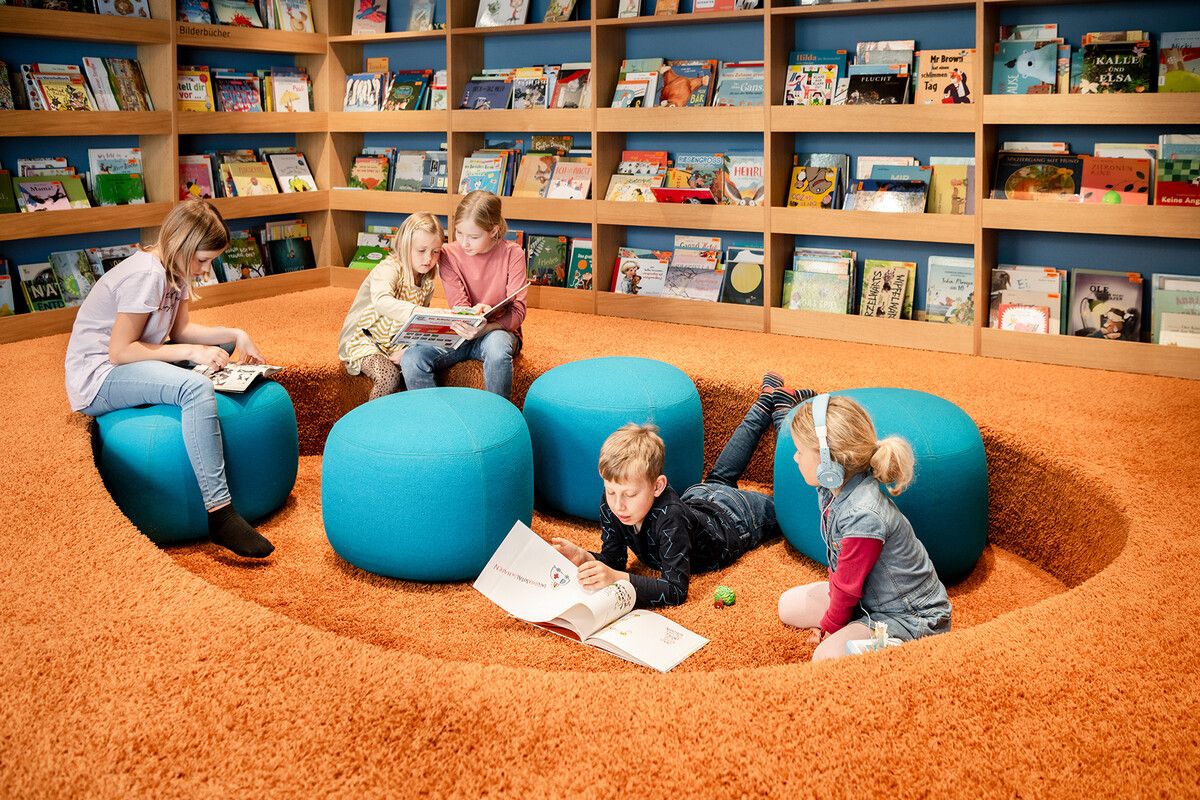 Die Stadtbibliothek Dornbirn ist zufrieden damit, wie das Projekt „UM lesen“ die Kinder zum Lesen animiert.Stadt
