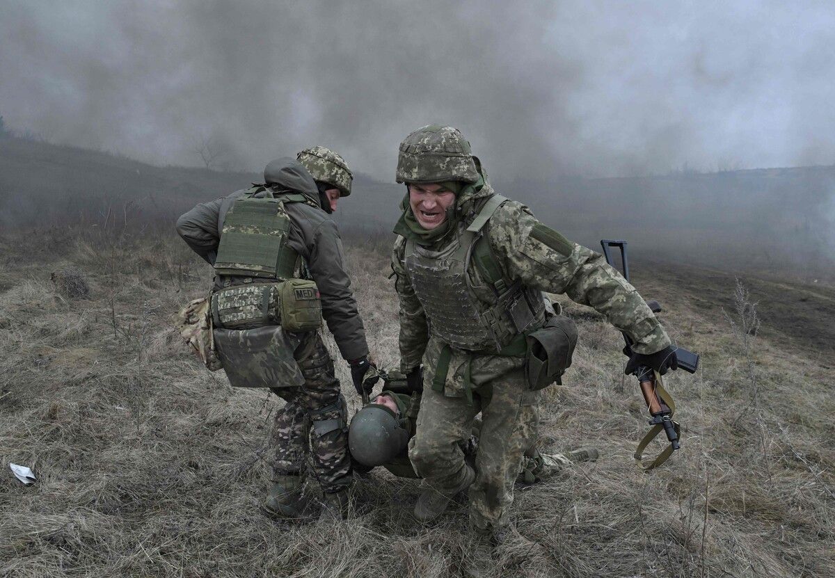 Seit zwei Jahren verteidigen ukrainische Soldaten ihr Land vor der russischen Invasion. AFP