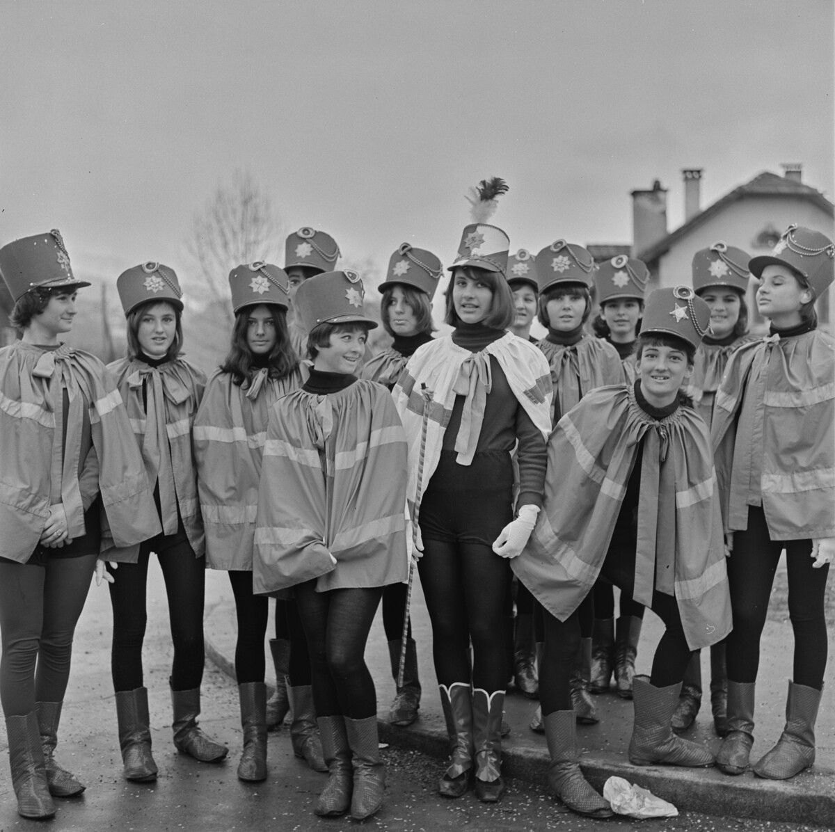 Eine Gruppe von Teilnehmerinnen beim Umzug.
