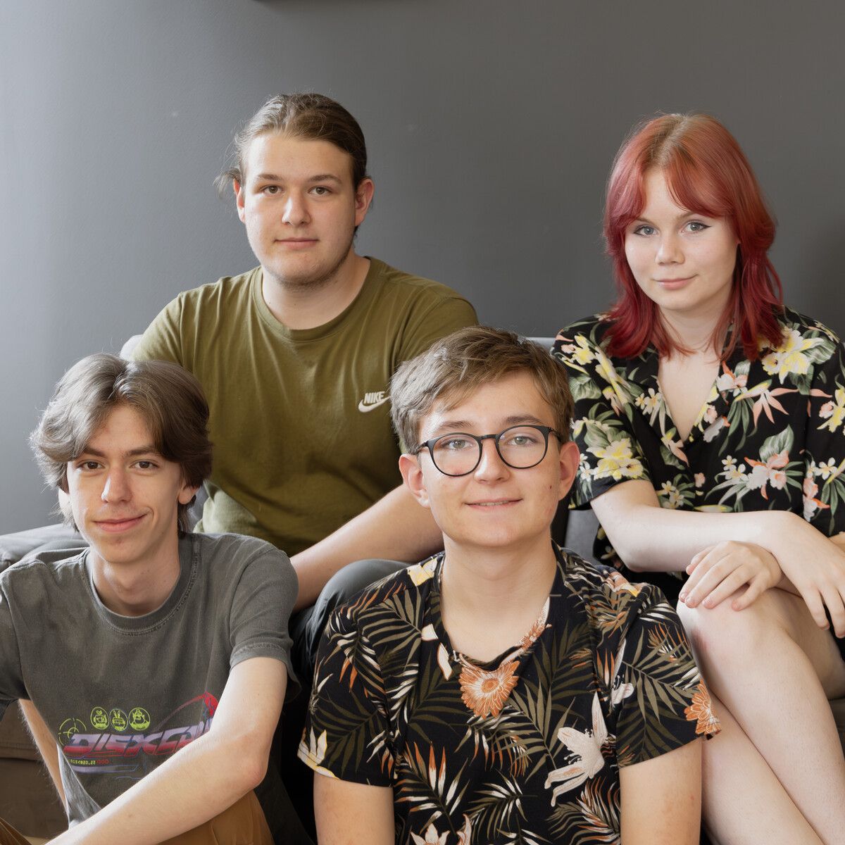 Erfolgreich (v.l.): Patrick Müller, Simon Engl, Felix Bischof und Melanie Wolf. Fa