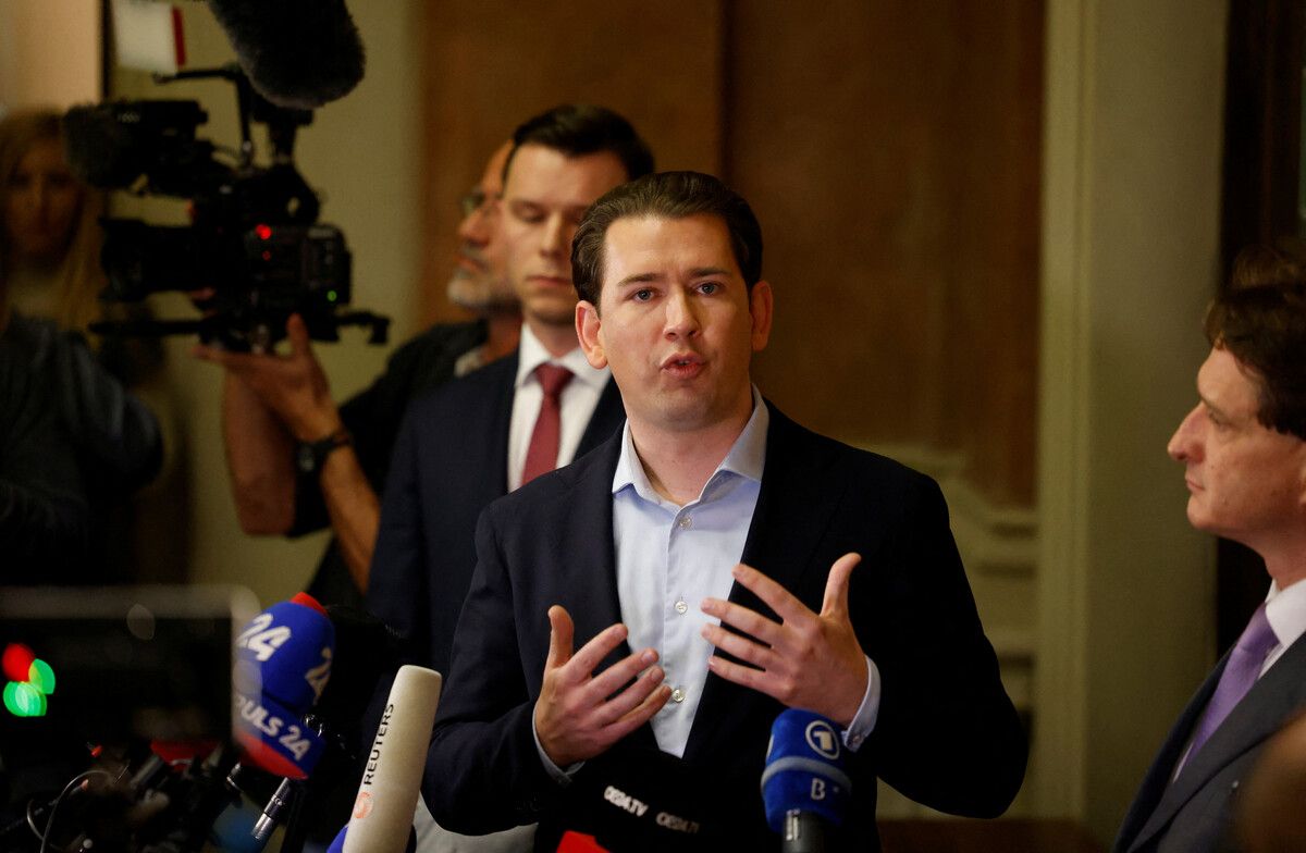 Ex-ÖVP-Chef Sebastian Kurz am Freitag vor Gericht. Reuters