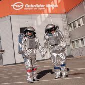 Auf dem Weg zum Mars machten Astronauten Zwischenstopp bei Gebrüder Weiss. »D1