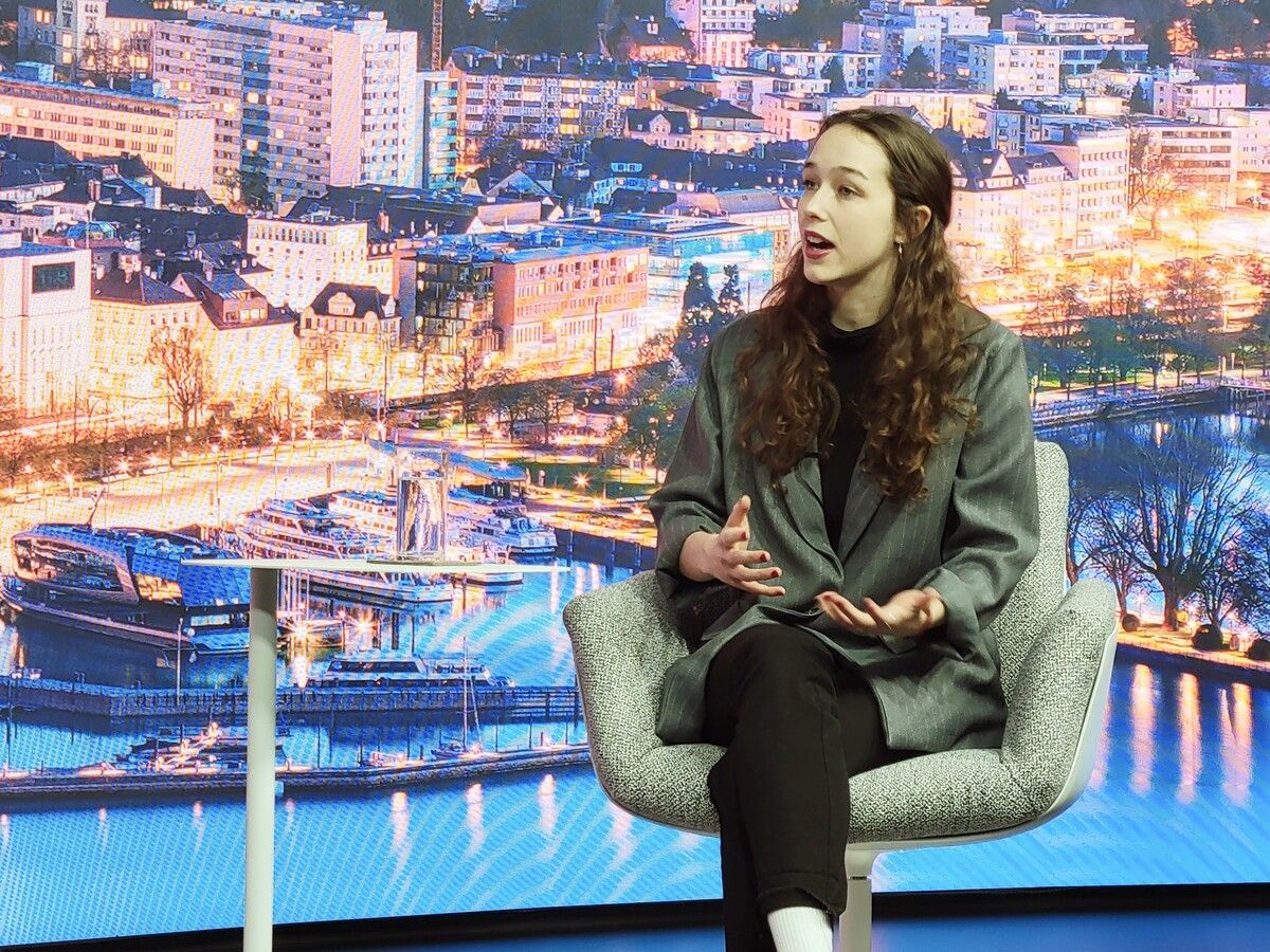 Lena Schilling sprach über ihre Visionen für Europa.