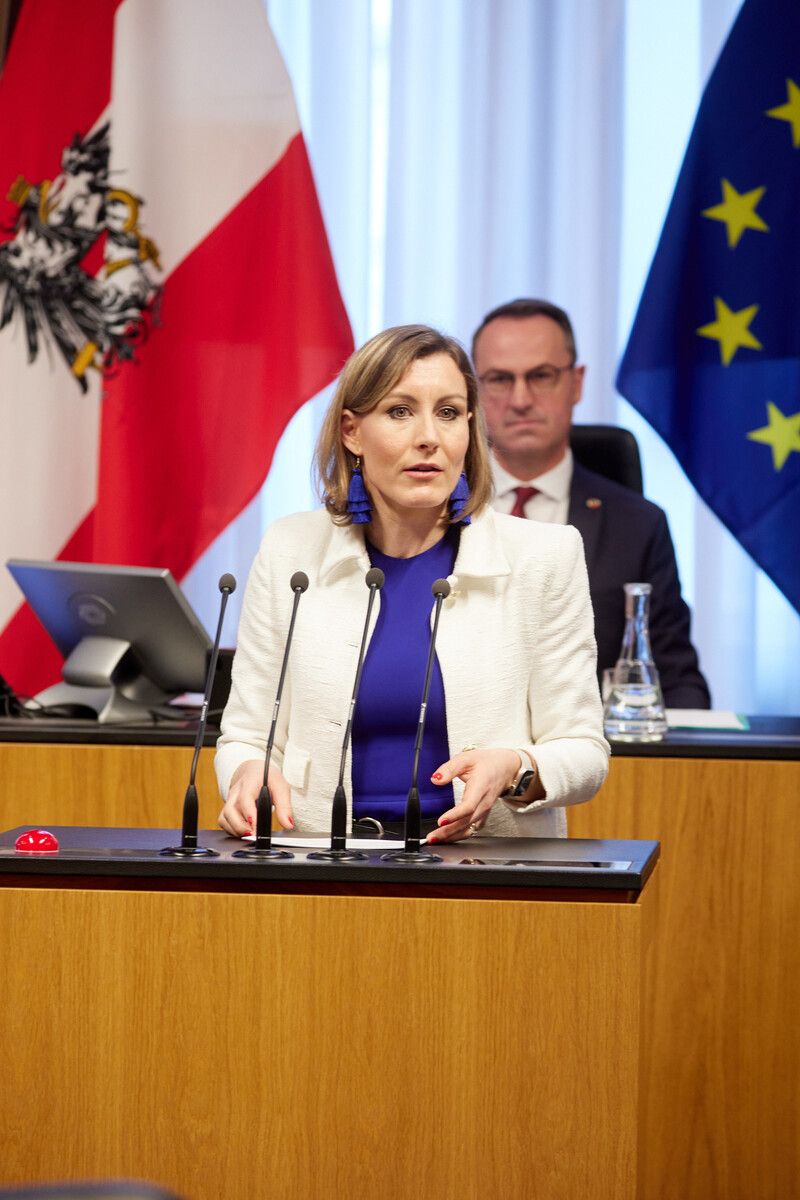 Heike Eder sitzt für die Vorarlberger ÖVP im Bundesrat.Parlamentsdirektion