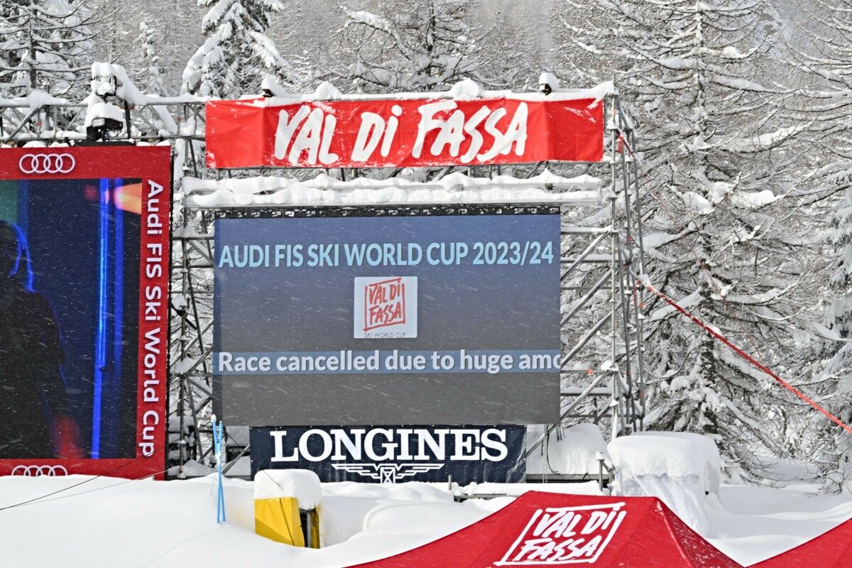 Frau Holle schüttelte in Val di Fassa noch mal kräftig an der „Bettdecke“. apa